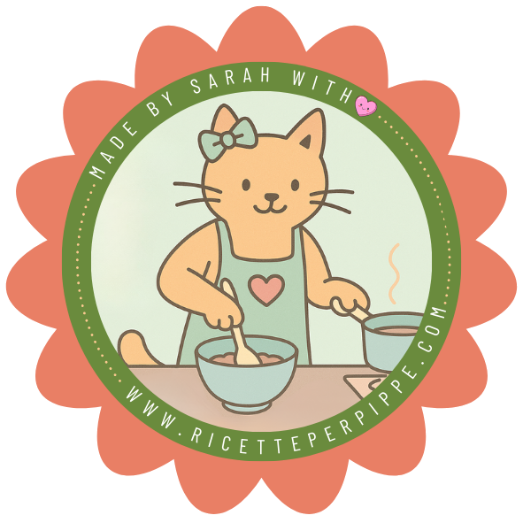 Ricette per Pippe — the apron-cat badge